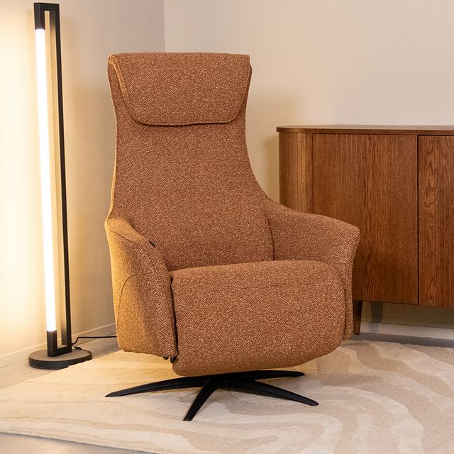 Fauteuil Lund - Boucle - 2-Motorig - Met Massagefunctie