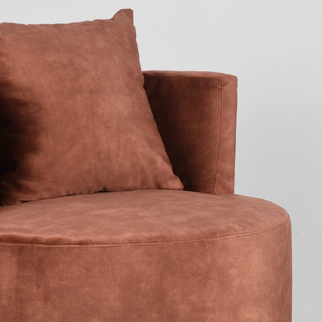 Fauteuil Evy - Velours - Breedte 90 cm – afbeelding 5