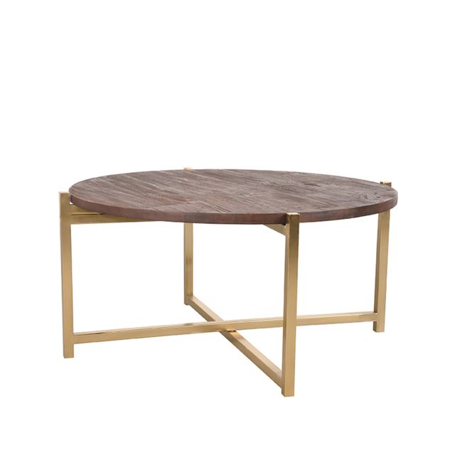 Salontafel Dox - Mangohout - 70 cm - Rond