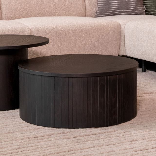 Salontafel Oliva - Eiken - 70 cm - Rond