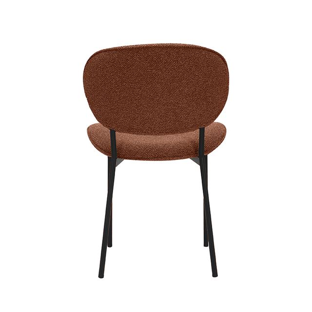 Eetstoel Senn - Royal Boucle Coral / Zwart – afbeelding 6