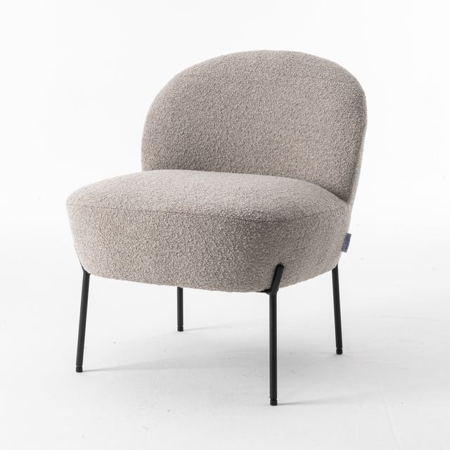 Fauteuil Baudin Stof Teddy Natural 01