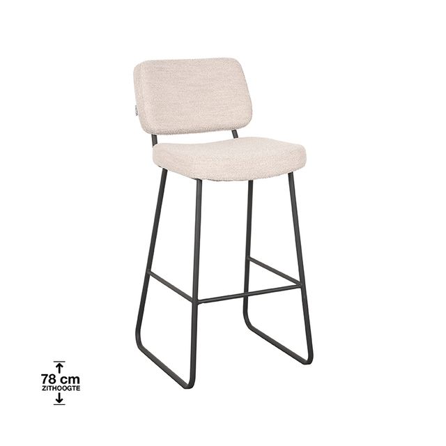 Barkruk Noah - Boucle - Hoog