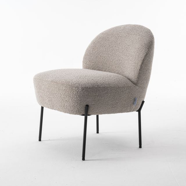 Fauteuil Baudin Stof Teddy Natural 01 – afbeelding 2