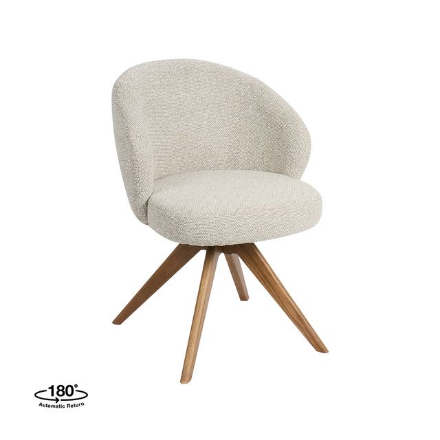 Eetstoel Sabi - Royal Boucle - Hout Naturel – afbeelding 2