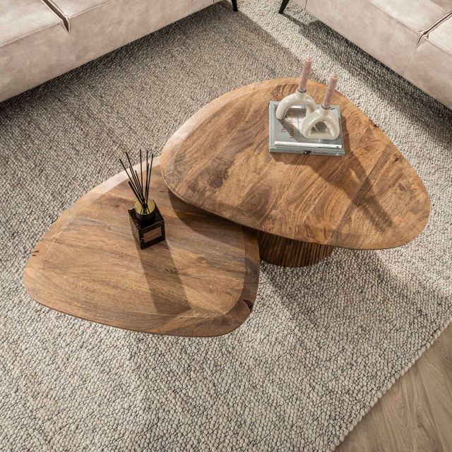 Salontafel Wave driehoekig set/2 – afbeelding 2