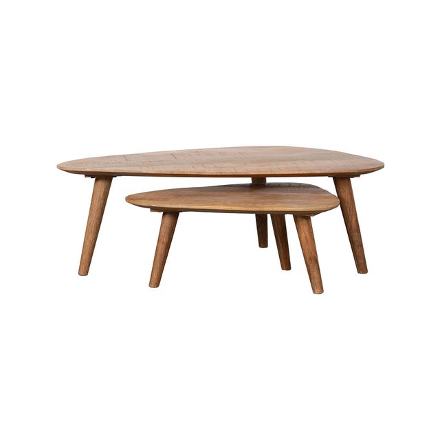 Salontafel Gregg - Mangohout - 110 cm – afbeelding 2