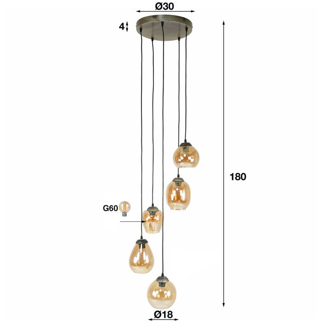 Hanglamp Mix 5L – afbeelding 10