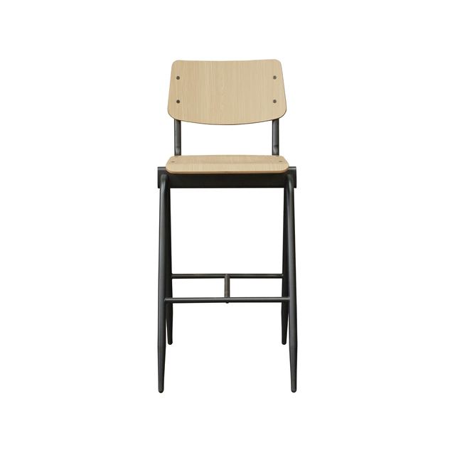 Barkruk Solid - Hout - Hoog – afbeelding 3