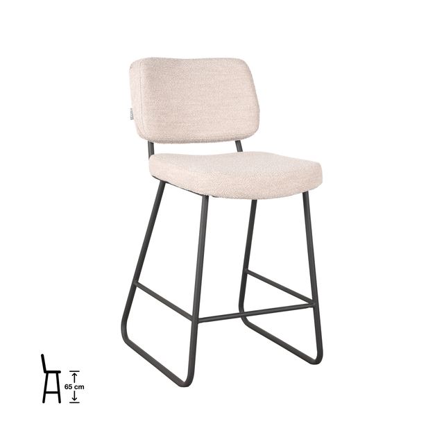 Barkruk Noah - Boucle - Laag – afbeelding 2