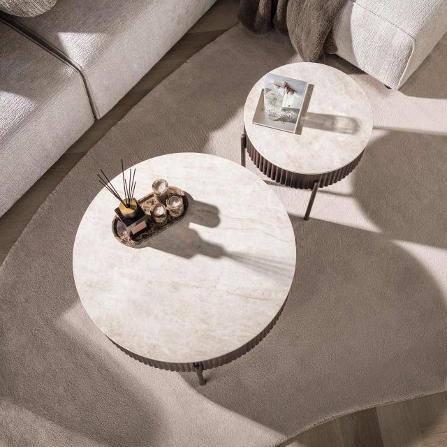 Salontafel Ceramo rond set/2 – afbeelding 2