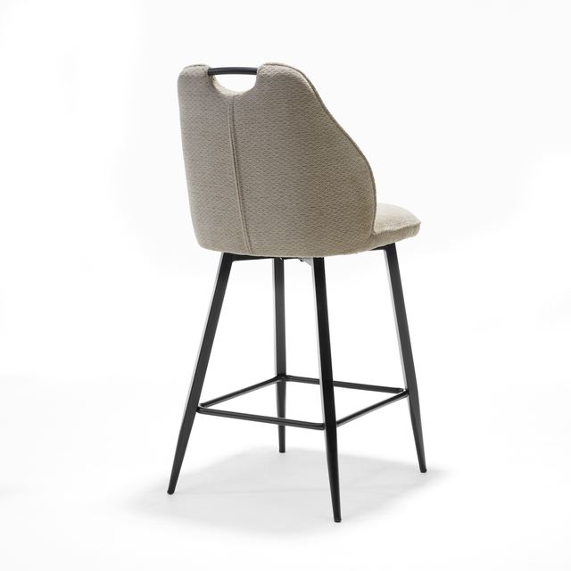 Barkruk Adele Stof Retro Bliss Natural – afbeelding 2