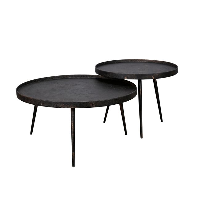 Salontafel Metallic rond set/2 – afbeelding 9