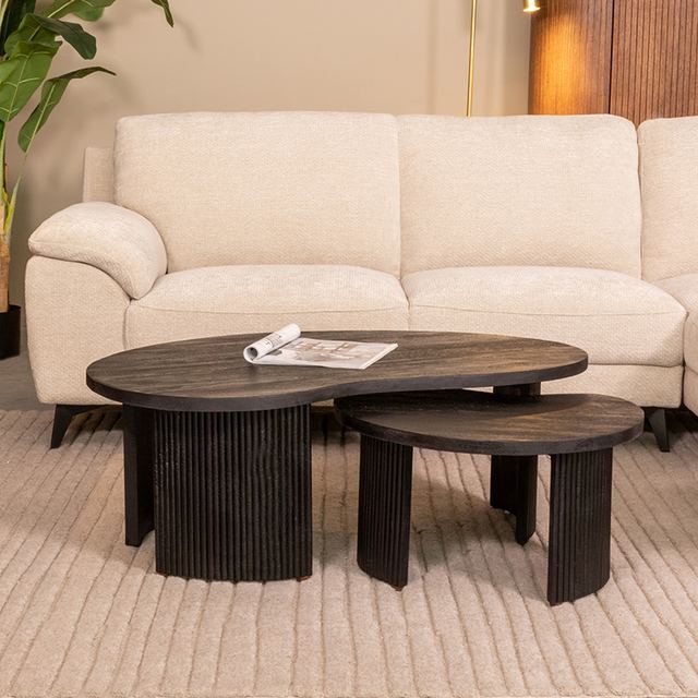 Salontafel Timon - Mangohout - 100 cm
