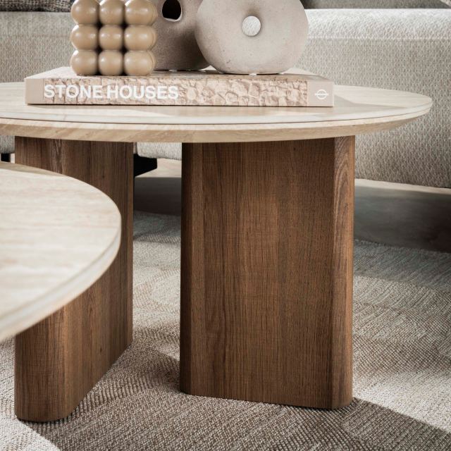 Salontafel Romano rond set/2 – afbeelding 3