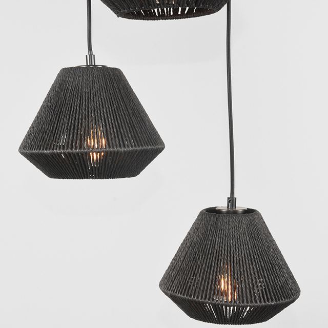 Hanglamp Ibiza - Jute - 3-Lichts – afbeelding 2