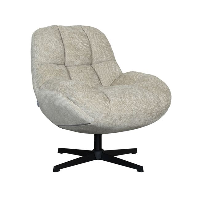 Fauteuil Huxley - Elite Mushroom / Zwart – afbeelding 2