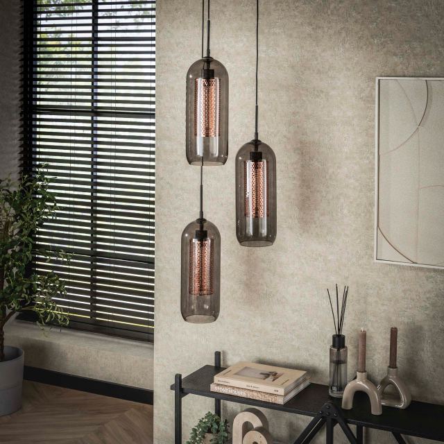 Hanglamp Smoke Mesh 3L – afbeelding 2