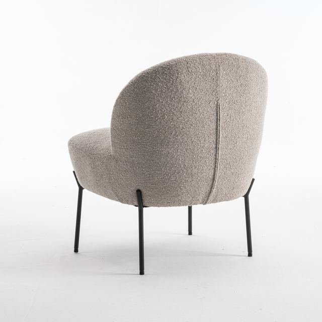 Fauteuil Baudin Stof Teddy Natural 01 – afbeelding 4
