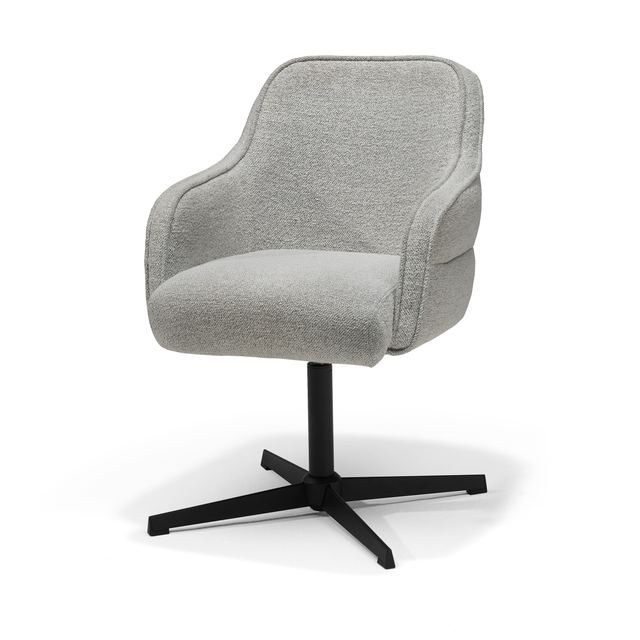 Draaistoel Atlas Stof Alpine #149 - 360 frame Zwart – afbeelding 2
