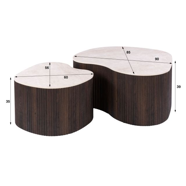 Salontafel Ceramo medio set/2 – afbeelding 10