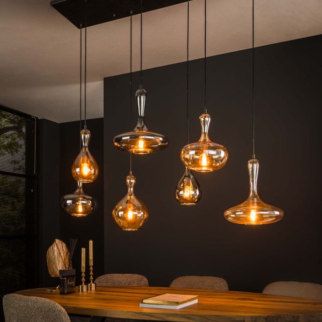 Hanglamp Karaf 4+3l
