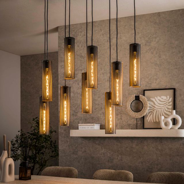 Hanglamp Tube Mesh 5+4l