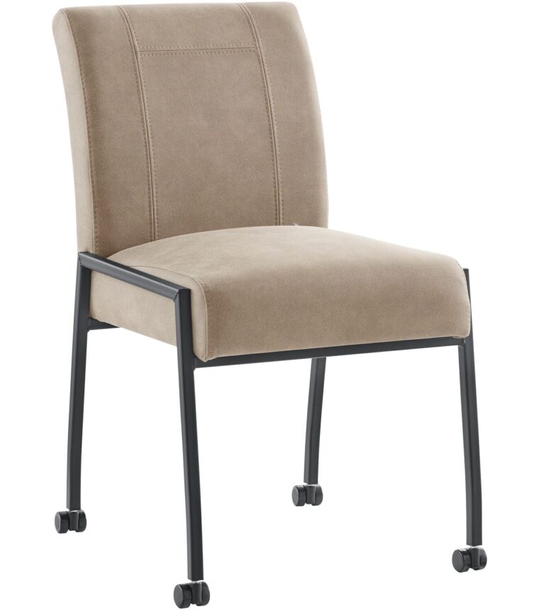 Orense Eetstoel Stof Python Taupe