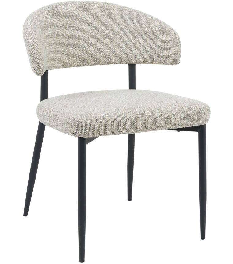 Roseto Armstoel Stof Royal Bouclé Naturel