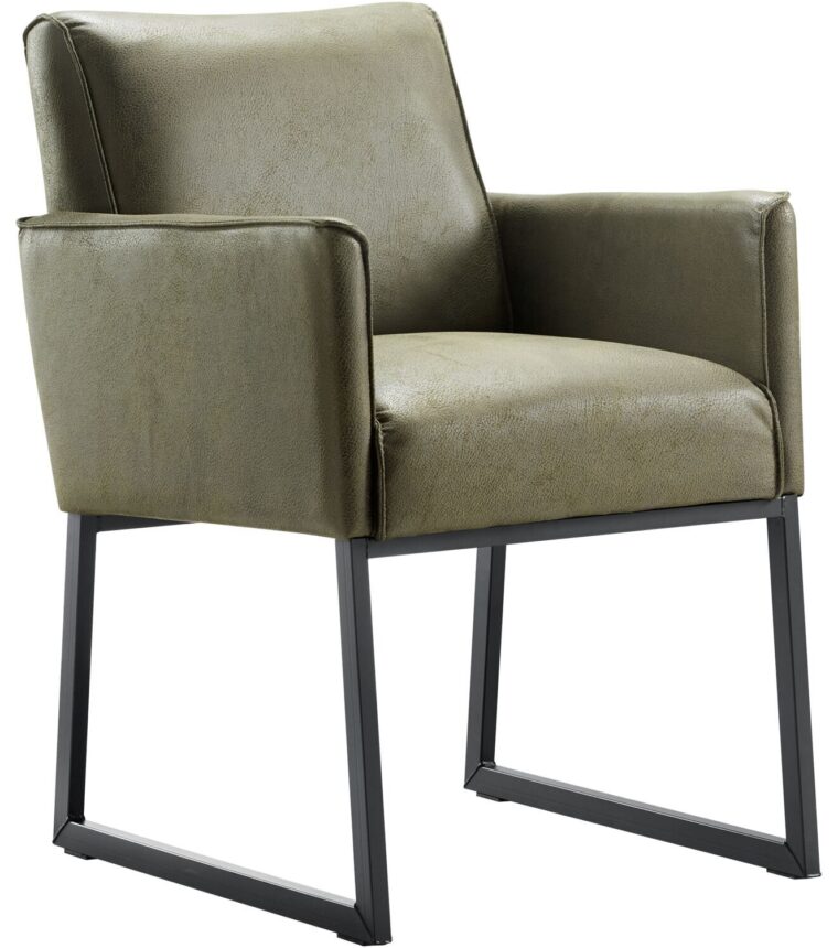 Thurso Eetfauteuil Microleder Dakota Turtle