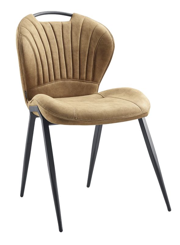 Tanaro eetstoel microvezelstof luxor cognac