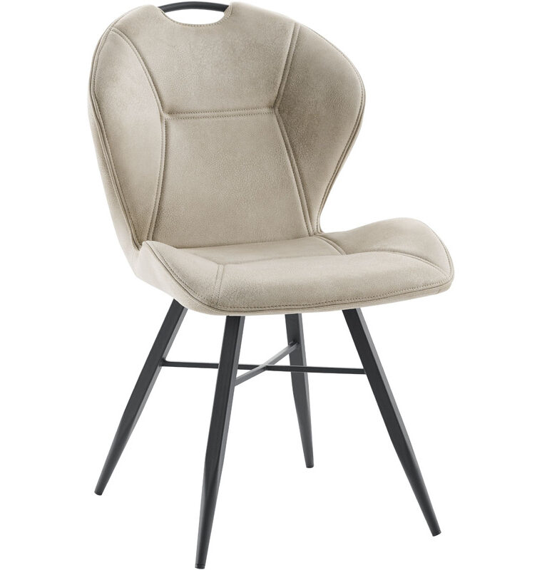 Loana Eetstoel Microvezel Sand