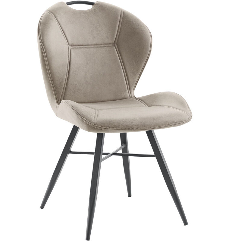 Loana Eetstoel Microvezel Clay