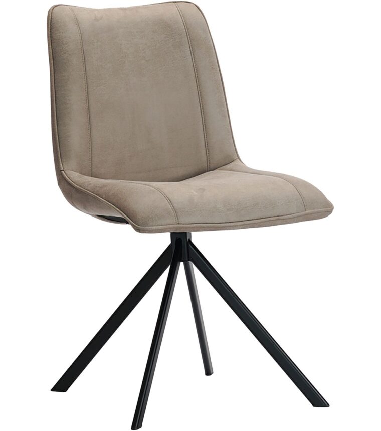 Fare eetstoel microleder bull 60-light grey
